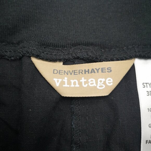 NWT Denver Hayes Vintage Ladies Size 14/5 Jet Black Pull On Style Skorts - Picture 3 of 10